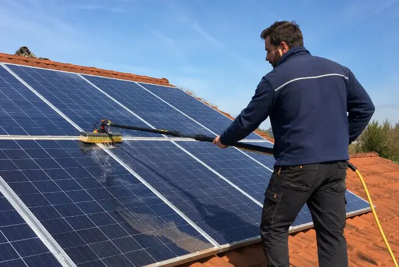 Nettoyage et entretien de panneaux solaires à Villelongue-de-la-Salanque